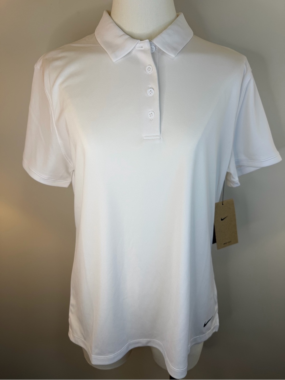 Nike Golf Dri-FIT White Polo Shirt NWT Women’s M
